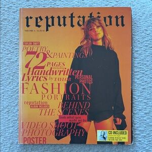 Taylor Swift “Reputation” Volume 1 Magazine (NO CD NO POSTER)